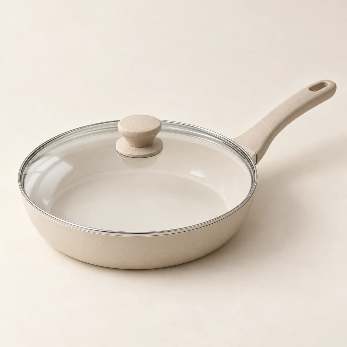 Linen Covered Skillet, Linen, 26 cm